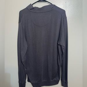 Peter Millar quarter zip pullover grey size large
